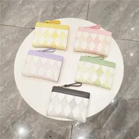 Women's Girl's Lingge Pu Leather Zipper Wallets main image 6