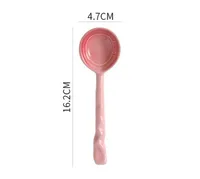 Casual Solid Color Ceramics Spoon 1 Piece sku image 3