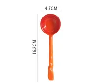 Casual Solid Color Ceramics Spoon 1 Piece sku image 4