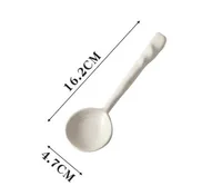 Casual Solid Color Ceramics Spoon 1 Piece sku image 5