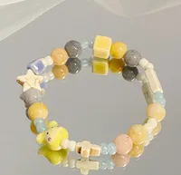 Simple Style Cartoon Character Star Heart Shape Alloy Beaded Plating Women's Bracelets main image 3