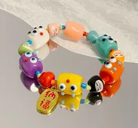 Simple Style Cartoon Character Star Heart Shape Alloy Beaded Plating Women's Bracelets sku image 21