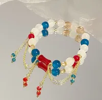 Simple Style Cartoon Character Star Heart Shape Alloy Beaded Plating Women's Bracelets sku image 11