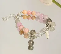 Simple Style Cartoon Character Star Heart Shape Alloy Beaded Plating Women's Bracelets sku image 9