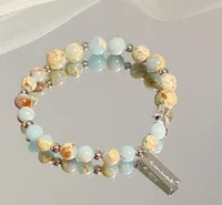 Simple Style Cartoon Character Star Heart Shape Alloy Beaded Plating Women's Bracelets sku image 5