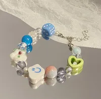 Simple Style Cartoon Character Star Heart Shape Alloy Beaded Plating Women's Bracelets sku image 16