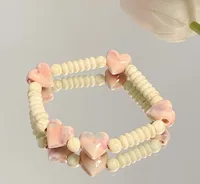 Simple Style Cartoon Character Star Heart Shape Alloy Beaded Plating Women's Bracelets sku image 17