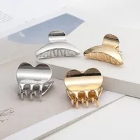 Women's Simple Style Solid Color Metal Plating Hair Claws main image 1