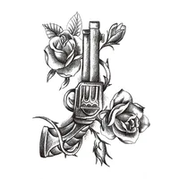Skull Plastic Tattoos & Body Art 1 Piece main image 4