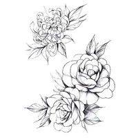 Skull Plastic Tattoos & Body Art 1 Piece sku image 25