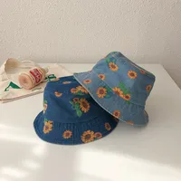 Girl's Simple Style Color Block Bucket Hat main image 1