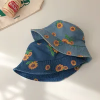 Girl's Simple Style Color Block Bucket Hat main image 3