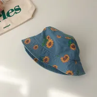 Girl's Simple Style Color Block Bucket Hat sku image 2