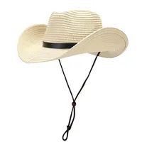 Women's Retro Ethnic Style Solid Color Crimping Straw Hat main image 5