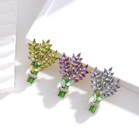 Lady Tree Fruit Heart Shape Alloy Inlay Rhinestones Women's Brooches main image 8