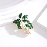 Lady Tree Fruit Heart Shape Alloy Inlay Rhinestones Women's Brooches main image 7