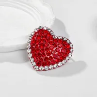 Lady Tree Fruit Heart Shape Alloy Inlay Rhinestones Women's Brooches main image 5