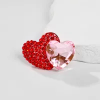 Lady Tree Fruit Heart Shape Alloy Inlay Rhinestones Women's Brooches main image 4