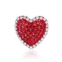 Lady Tree Fruit Heart Shape Alloy Inlay Rhinestones Women's Brooches sku image 9