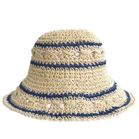 Women's Simple Style Classic Style Solid Color Flat Eaves Straw Hat main image 2
