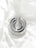 1 Piece Retro Punk Simple Style Solid Color Polishing 304 Stainless Steel Non-Electroplating Ear Cuffs sku image 4