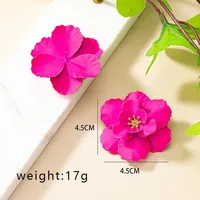 1 Pair Sweet Flower Plating Alloy Gold Plated Ear Studs main image 8