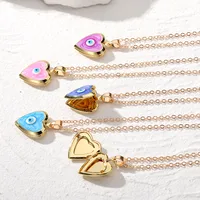 Casual Cute Simple Style Heart Shape Alloy Copper Pendant Necklace main image 2