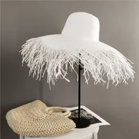 Women's Pastoral Simple Style Solid Color Big Eaves Sun Hat main image 1