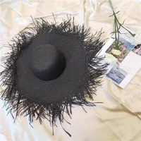 Women's Pastoral Simple Style Solid Color Big Eaves Sun Hat main image 4