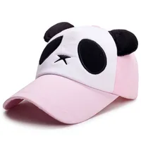 Unisex Cute Panda Hollow Out Curved Eaves Baseball Cap sku image 20