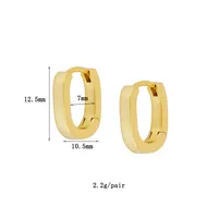 1 Pair Ig Style French Style Modern Style Round Plating Inlay Copper Pearl Zircon 18k Gold Plated Ear Cuffs Earrings Ear Studs main image 7