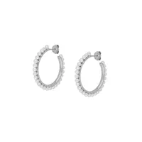 1 Pair Ig Style French Style Modern Style Round Plating Inlay Copper Pearl Zircon 18k Gold Plated Ear Cuffs Earrings Ear Studs sku image 12