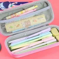 Cartoon Eva Class Learning School Cute Pencil Case main image 2