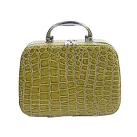 Vintage Style Leopard Pu Leather Square Makeup Bags main image 5