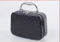 Vintage Style Leopard Pu Leather Square Makeup Bags sku image 3