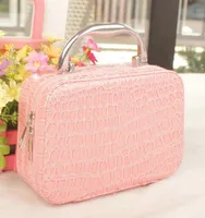 Vintage Style Leopard Pu Leather Square Makeup Bags sku image 4