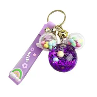 Cartoon Style Letter Arylic Unisex Bag Pendant Keychain main image 5