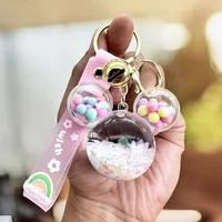 Cartoon Style Letter Arylic Unisex Bag Pendant Keychain sku image 6