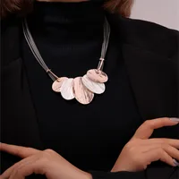 Elegant Exaggerated Geometric 304 Stainless Steel Zinc Alloy Plating K Gold Plated Rhodium Plated Women's Necklace main image 7