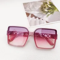 Ig Style Casual Vacation Solid Color Pc Resin Square Full Frame Women's Sunglasses sku image 1