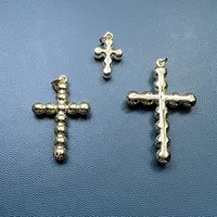 Simple Style Cross Imitation Pearl Plating Jewelry Accessories main image 2