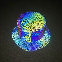 Unisex Hip-hop Retro Streetwear Printing Wide Eaves Bucket Hat sku image 3
