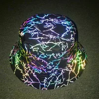 Unisex Hip-hop Retro Streetwear Printing Wide Eaves Bucket Hat sku image 7