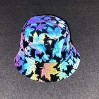 Unisex Hip-hop Retro Streetwear Printing Wide Eaves Bucket Hat sku image 8