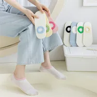 Women's Sweet Solid Color Cotton Ankle Socks A Pair main image 2
