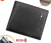 Men's Solid Color Leather Flip Cover Coin Purse sku image 4