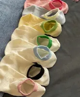 Women's Sweet Solid Color Cotton Ankle Socks A Pair main image 5