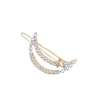 Women's Lady Moon Metal Plating Hair Clip main image 3
