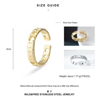 Wholesale Jewelry Simple Style Geometric 304 Stainless Steel No Inlaid 18K Gold Plated Plating main image 4