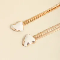 Elegant Glam Heart Shape Alloy Plating Inlay Artificial Gemstones Women's Chain Belts main image 6